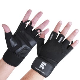 Universal Cartel Workout Gloves for Men and Women Weight Lifting Gloves with Wrist Support for Body Building, Powerlifting & Cross Training (Medium)