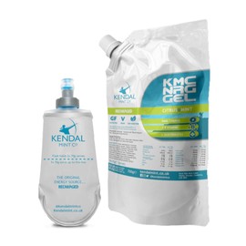 Kendal Mint Co: Quick Release & Long-Lasting Energy Gels – Citrus & Mint | Caffeine Free, 27g Carbs, Electrolytes, B Vitamins, for Running, Cycling, Hiking, Vegan & Gluten Free (10)