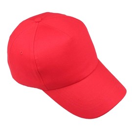 N-KONGJIAN Cotton Baseball Cap Hat for Men Women, Adjustable Hat, Quick Drying Sun Hats, UV Protection Sport Cap (Red)