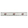 'I Love You Dad' 30cm (12 Inch) White Plastic Ruler