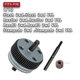 RCYouHott RC Upgrades Part Transmission Gears Spur Gear(48-Pitch) 76T 83T 86T 90T Spur Gear with 17T/19T/21T/23T/25T/27T Pinions Gear for 1/10 Slash/Rustler/Stampede/Bandit 2wd VXL,Titanium