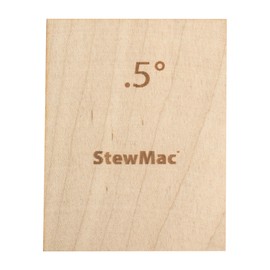 StewMac Neck Shim for Guitar, Blank, 0.50 degree