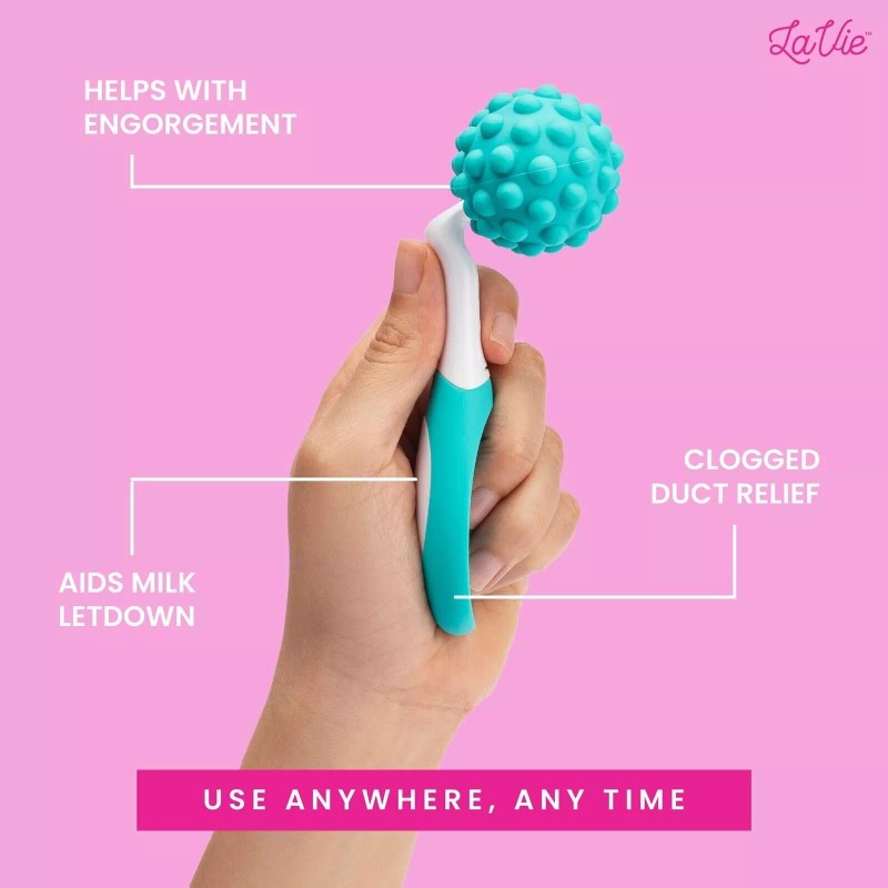 LaVie 5-in-1 Lactation Massager Roller, Manual Massage Roller, Breastfeeding.