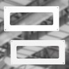 KOTARBAU® Wall Flange 204 x 60 mm Wall Plate Plastic