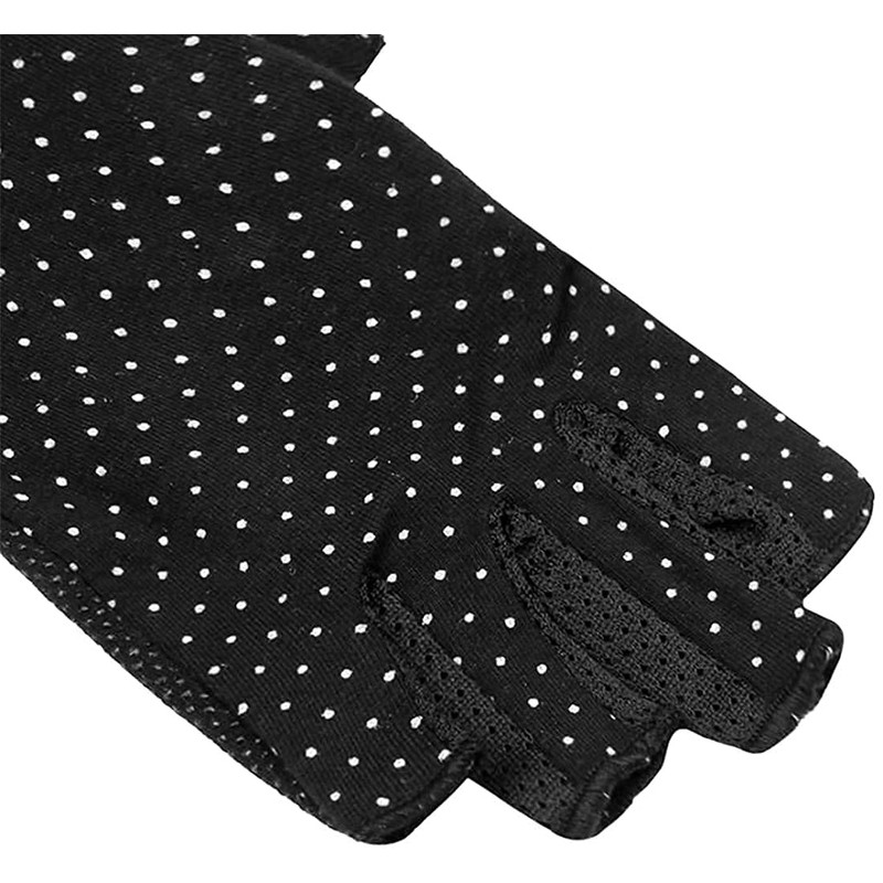 AfinderJP Fingerless Gloves, Women's, Short Gloves, UV Protection, Thin, Breathable,