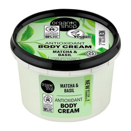 Organic Shop Antioxidant Body Cream Matcha and Basil (250ml)