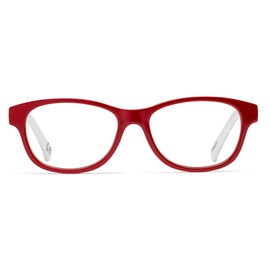 Sofia Vergara x Foster Grant Women's Linda Reading Glasses Square, Red, 52 mm + 2.5