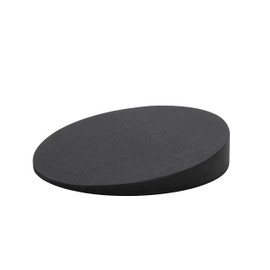 softX Round Wedge Cushion - 1-7cm Height, 38cm Diameter, Black