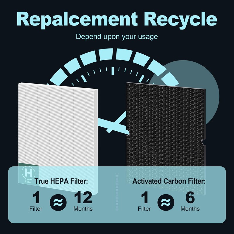 116130 Replacement Filter H for Winix 5500-2 and AM80 Air