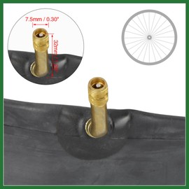 Motoforti 18 Inch Bike Inner Tube 18x2.50 Bent Bicycle Inner Tube Long-lasting