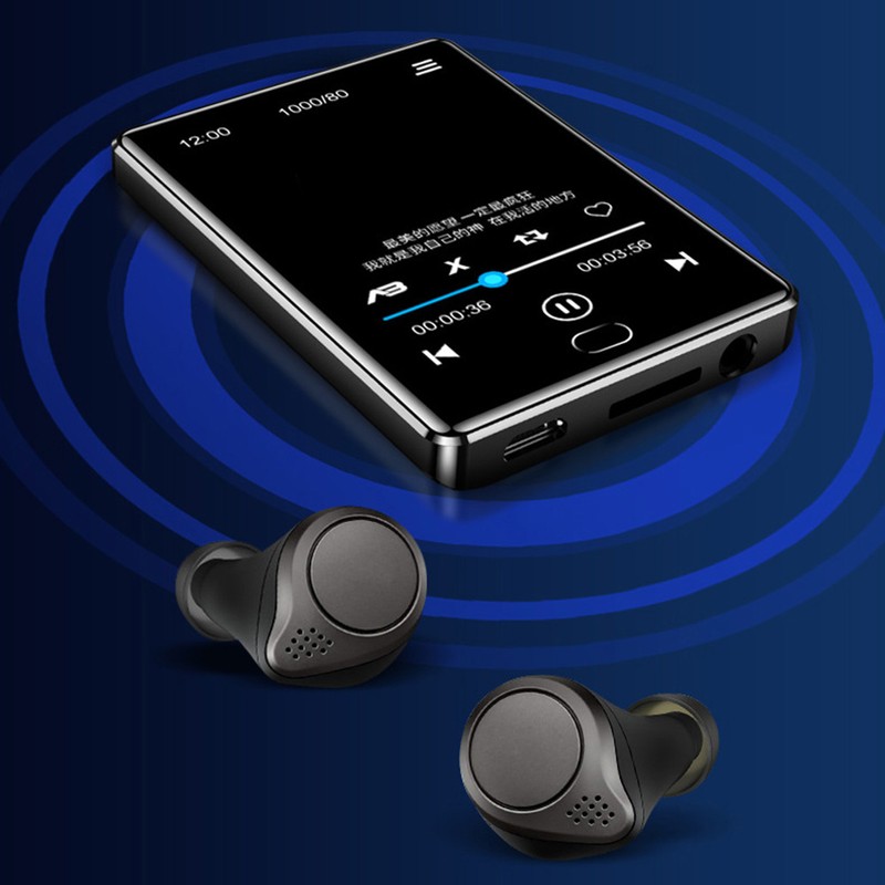 Bluetooth 5.0 MP3 Player 2.5 inch Sport Portable Lossless Sound