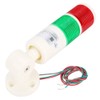 Emergency Warning Light, 2 Colours LED Warning Light with Buzzer
