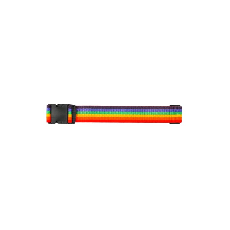 6ft Long Luggage Strap - Rainbow