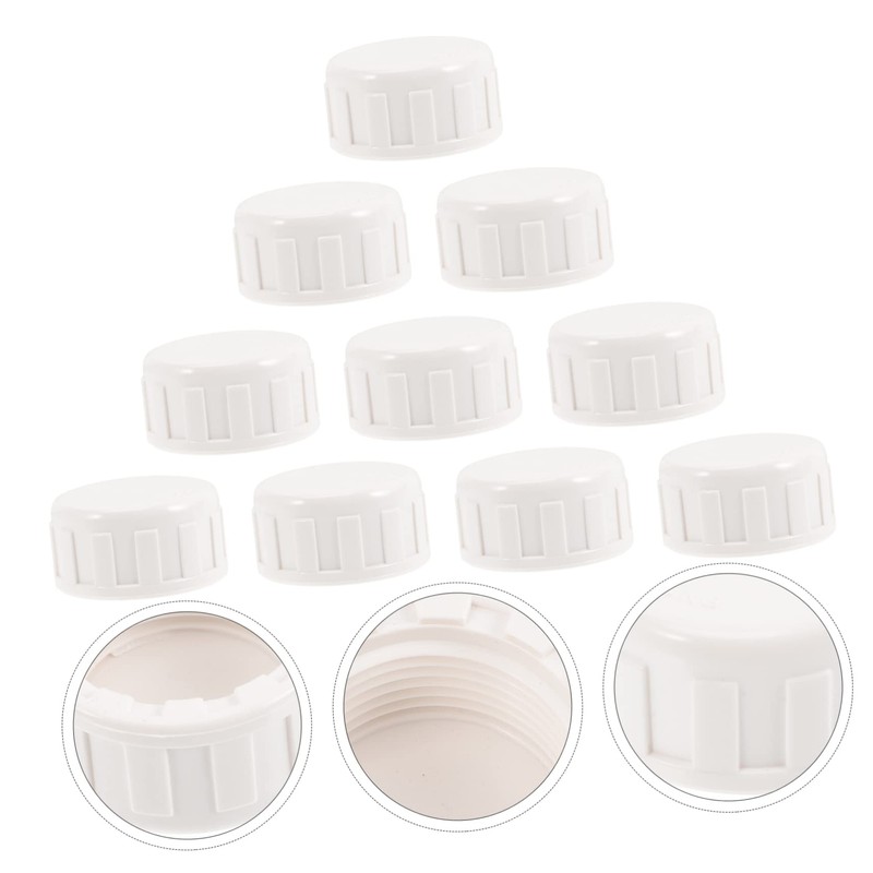 CAXUSD 10pcs PVC Fitting Saver Sprinkler Cap Inner Thread Plug
