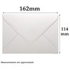 (Choose Pack) C5 / C6 Gummed Flap Envelopes Pure White