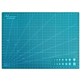Livingshire A4 Self Cutting Mat | Double-Sided Non-Slip Surface | Self-Healing Quality | Cutting mat for Craft, Fabric, Quilting, Sewing, Scrapbooking | Protects from Cuts Damage | 220mm x 300mm