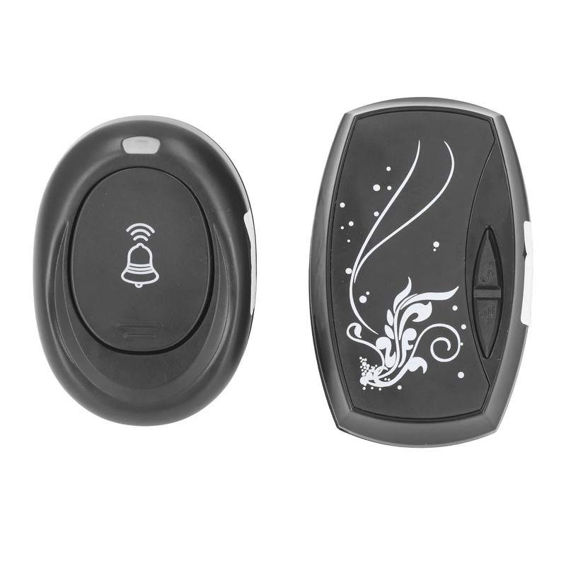 Wireless Doorbell with LED Flash Light Remote Control Music Doorbell