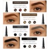 Eyebrow Pencil, Microblading Eyebrow Pencil with 4 Fork Tips, Waterproof