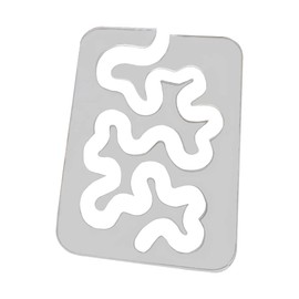 Plantillas de acolchado de movimiento libre para reglas de acolchado a máquina