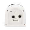 Bentima by Acctim 14702 Sweeper One Non-Tick Alarm Clock, White