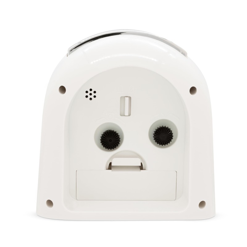 Bentima by Acctim 14702 Sweeper One Non-Tick Alarm Clock, White