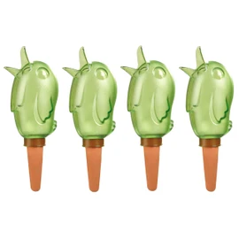 Scheurich Set of 4 Watering Globes 220 ml Green Water Dispenser Bördy M (Green) Water Reservoir