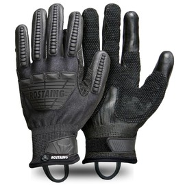 ROSTAING Guanti tattici OPSB+ – Coppia di guanti di intervento rinforzati, ideali per attività di softair, paintball e caccia, compatibili con touch screen, anti taglio e protezione degli urti