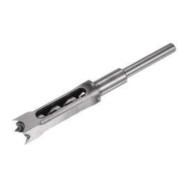 uxcell Square Hole Drill Bit, 7/8" High-Carbon Steel Hollow Chisel Mortise Power Tool for Woodworking