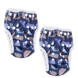 Pañal de Natación Impermeable para bebé, Ajuste de Botones, Transpirable, Ajuste, Adecuado para la Altura de la Cintura y la Entrepierna, Elimina los Pañales (T16)