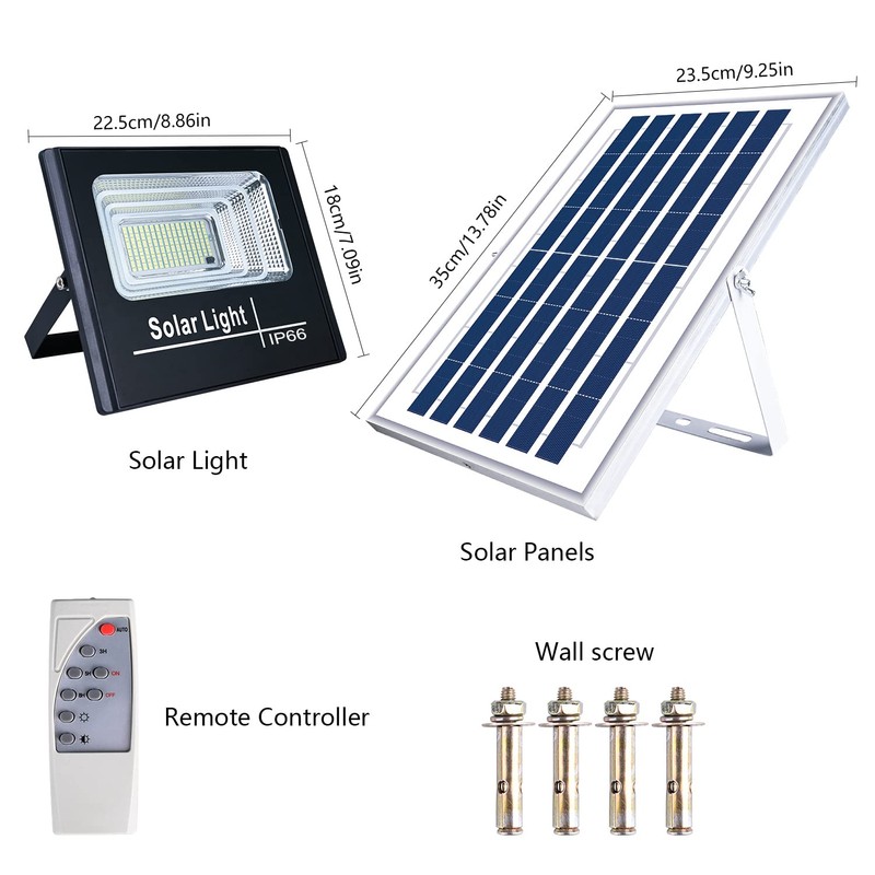 Uniontang UT Solar Outdoor Security Light - 87 LEDs, Equiv.