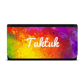 Geldbörse mit Namen Tuktuk - Design Color Paint - Brieftasche, Geldbeutel, Portemonnaie, personalisiert für Damen und Herren