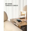8 Pack Magnetic Cable Clips, Phone Cord Holder for Nightstand,