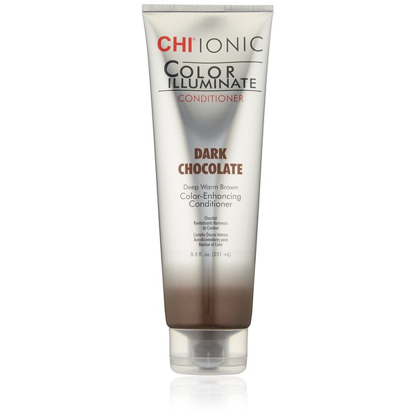 CHI Ionic Illuminate Color Dark Chocolate Conditioner, 8.5 Fl Oz