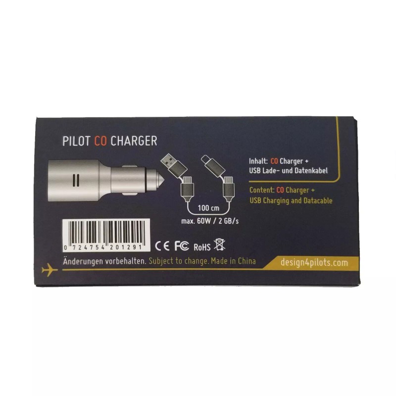 DESIGN 4 PILOTS Aircraft Carbon Monoxide Detector CO Alarm and