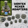 Speedway 3D Paint Bottle Adapter for Four E's Vortex Mixer