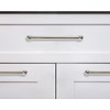 khtumeware 2 Pack Polished Nickel Cabinet Pulls 3-1/2 Inch(89MM) Hole