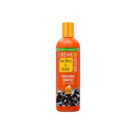 Creme of Nature Crème Of Nature Acai Berry and Keratin Strengthening Shampoo, 12 oz, White