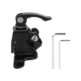 Radio Antenna Mount Bracket 180° Rotatable Stainless Steel Rustproof Black for Trucks RVs Off Road Cars