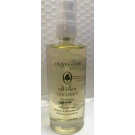 OLIVIA CARE TAHITIAN COCONUT NOURISHING BODY OIL FOR ALL SKIN TYPES HYDRATES 4FL