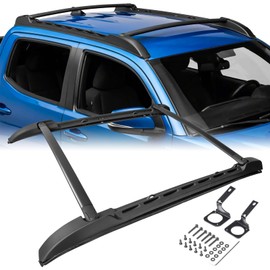 Kit of Roof rack crossbars For 2005-2015 2016-2021 2022 2023 Toyota Tacoma N220 N300 Pickup Truck Double Cab Only Roof Rails Multifunctional Cargo Bars Roof Top Luggage Carrier