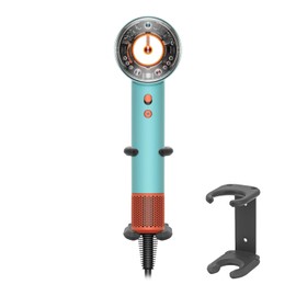 Buwico Wall Mount Holder Compatible with Dyson Supersonic Nura Hair Dryer, Hair Dryer Holder Compatible with Dyson Nura ,Blow Dryer Metal Wall Mount Organizer for Supersonic Nura (Grey)