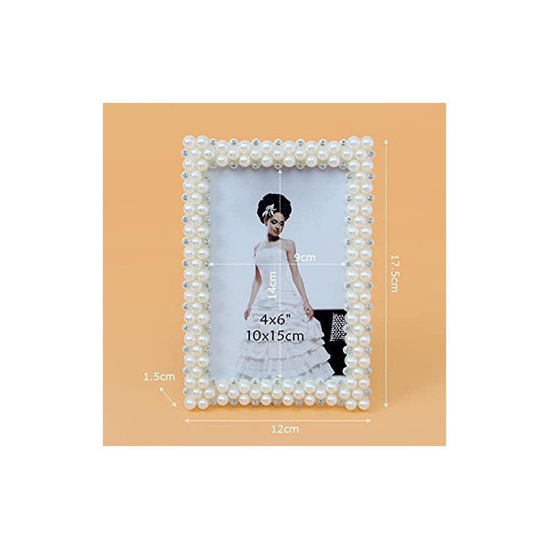 TPTC99206 Glitter Gorgeous Pearl Pearl Beaded Picture Frame Picture Frame