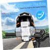 LALAFINA Motorcycle Phone Holder with Sunshade Design Rear Mirror Phone