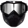 Goodland MO-BIMASK-SV Face Guard Goggles, Mesh Goggles, Hard Bike Mask,