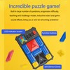 Electronic Slide Puzzle Game Over 500 Levels Educational Challenges Sliding
