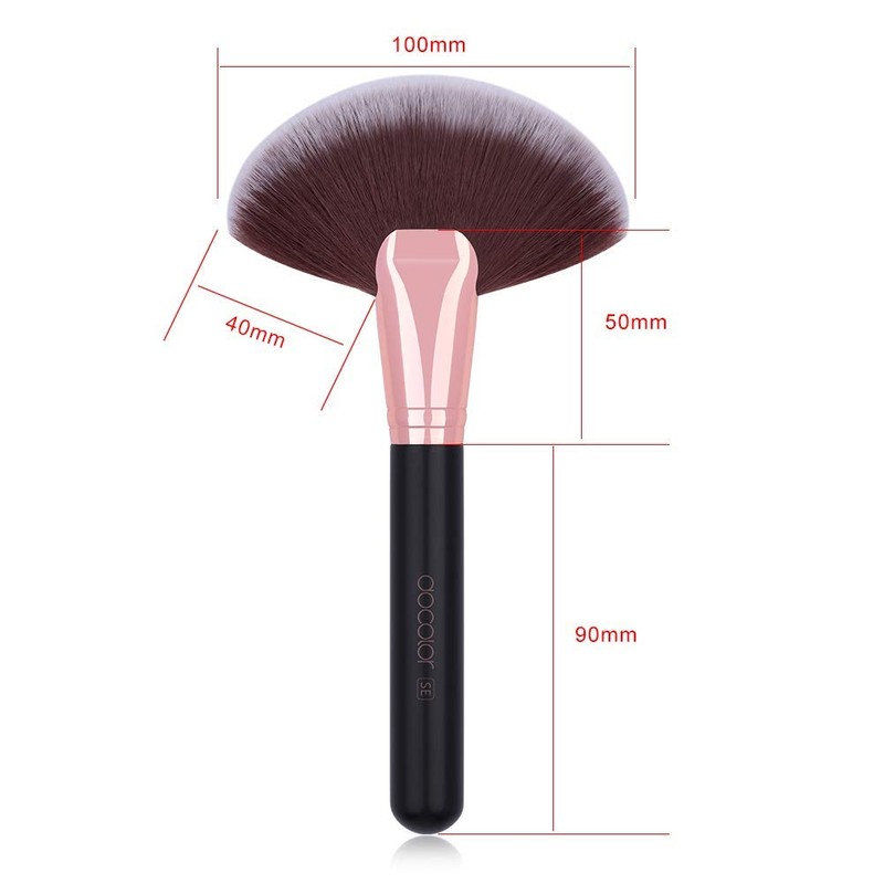 Docolor Fan Brush Highlighter Fan Brush Blending Powder Brush Face