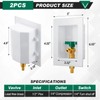 Hicarer 2 Set Ice Maker Outlet Box Pre Assembled Ice