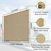 Tentproinc RV Awning Side Shade Screen 9'X7' - Beige Mesh