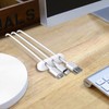 SOULWIT Cable Holder Clips, 3-Pack Cable Management Cord Organizer Clips