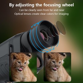 YardGo Night Vision Goggles, 2.5K & 48MP Digital Infrared Night Vision Binoculars for Adults Night Vision Scope with 8X Digital Zoom, Rechargeable Infrared Goggles for Camping Hunting